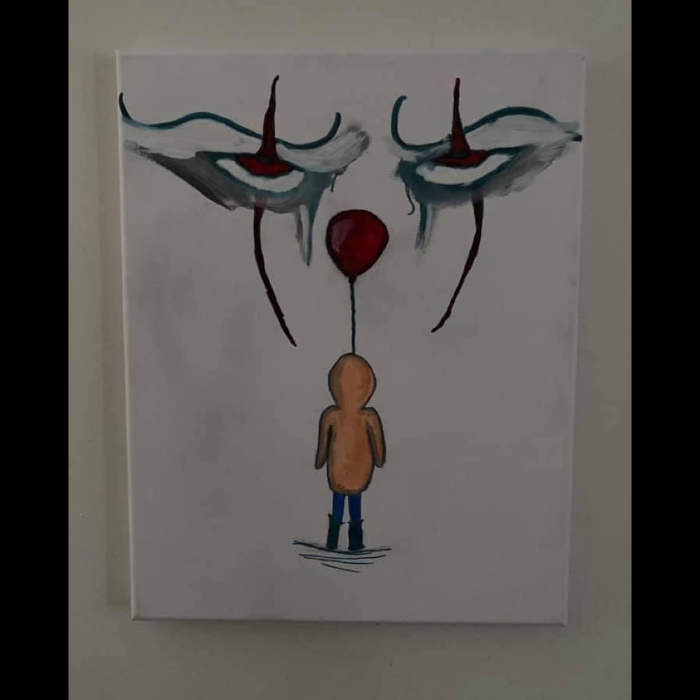 Pennywise painting